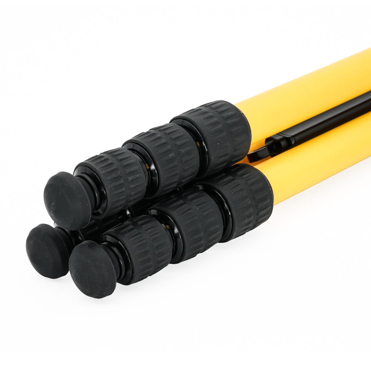 Leofoto LY Video Head LY-224C&BV-0R&LB-38 (Yellow) 10 Layer Carbon Fiber Tripod – 3kg