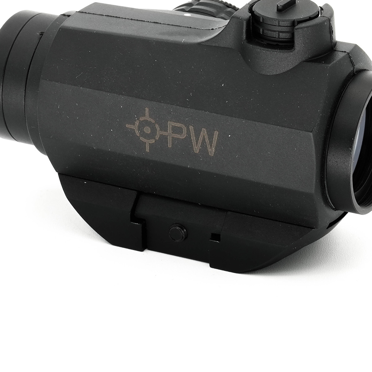 SPINA Optics OPW Branded Pathogen 1x20 2 MOA 50yd Red Dot Sight with QD Riser & Rheostat System