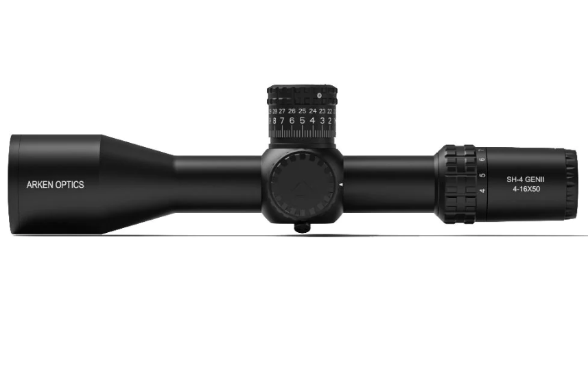 Arken Optics SH4 4-16X50 GEN2 FFP VPR MOA Illuminated Rifle Scope
