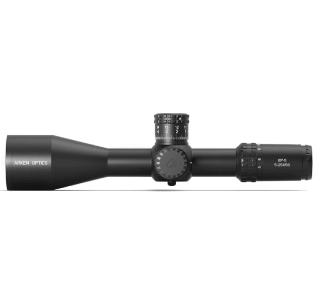 Arken Optics EP5 5-25X56 FFP VPR MIL Illuminated Rifle Scope