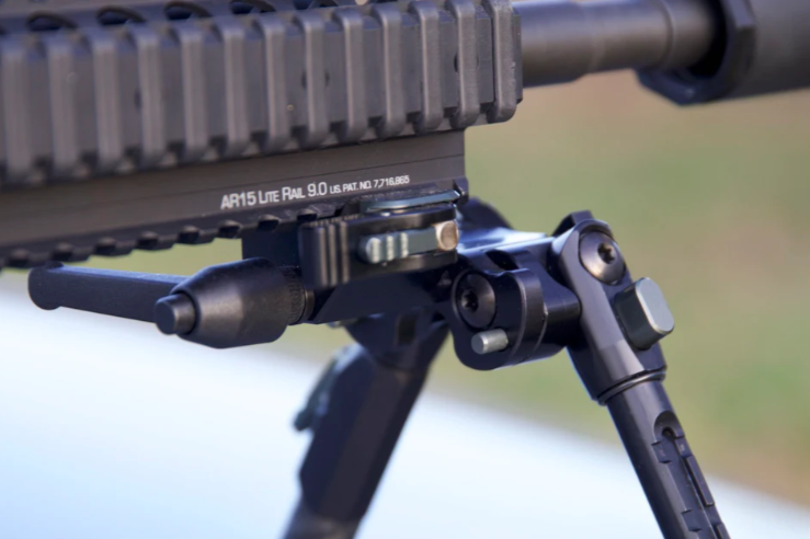 Tier One ATAC Long Aluminium Bipod - Tilt Picatinny