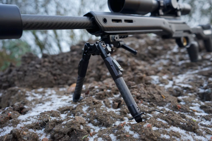 Tier One ATAC Short Aluminium Bipod - Pan/Tilt ARCA