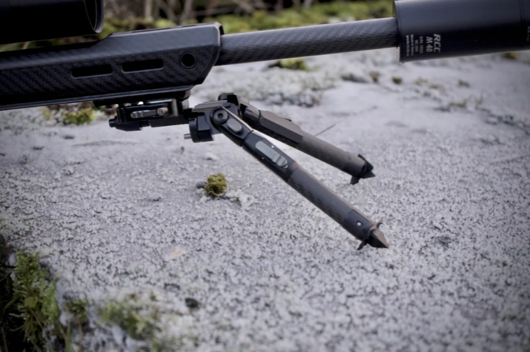Tier One ATAC Long Aluminium Bipod - Tilt Picatinny