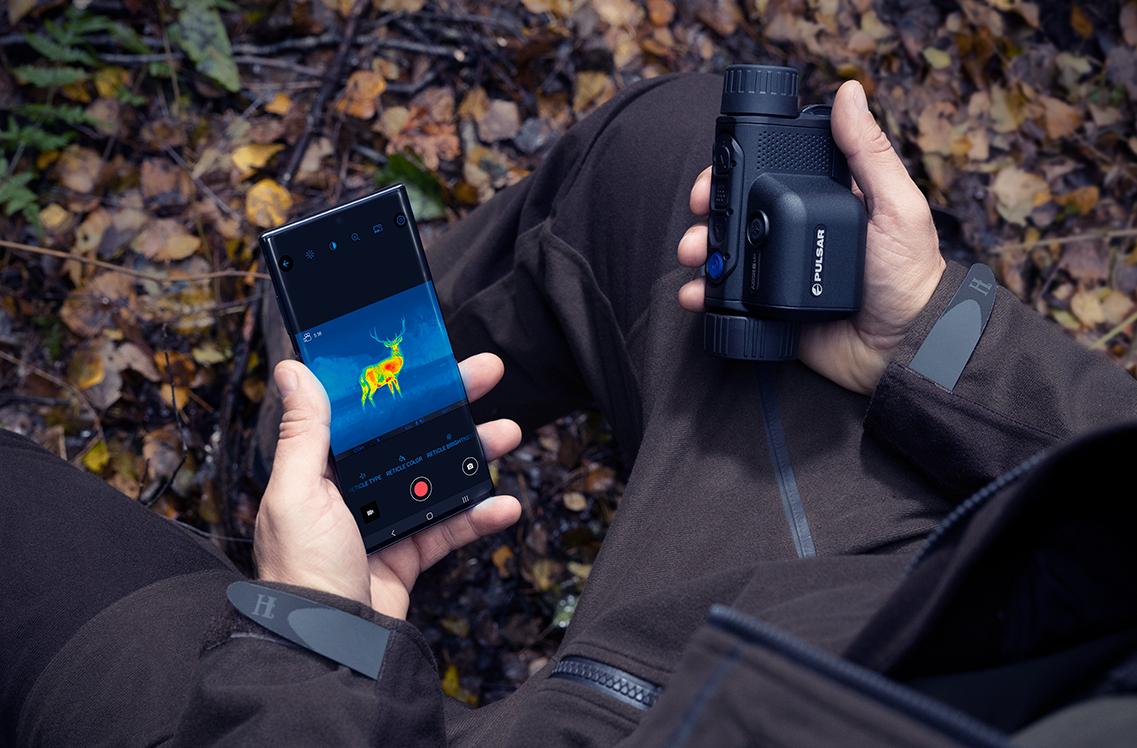 Pulsar Axion 2 LRF XQ35 Pro 384x288 17µm <25 mK NETD Hand Held Thermal Imaging Monocular