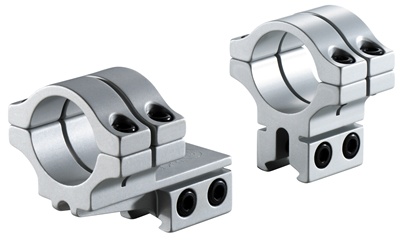 30mm One Piece Scope Mount For 3/8 Dovetail - Heavy Duty Cantilever Rings With Multi-Bolt System