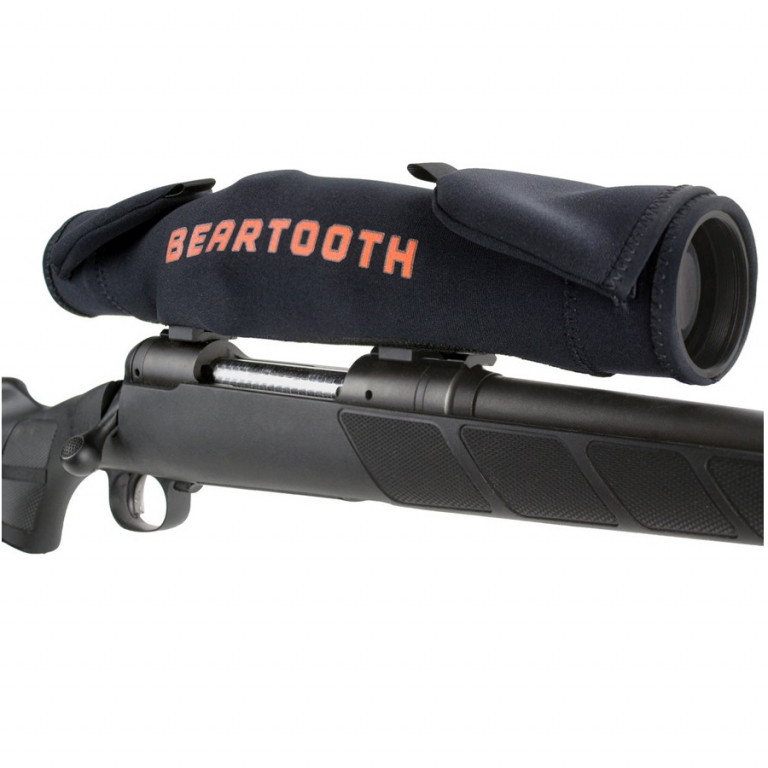 SCOPEMITT - Premium Neoprene Scope Cover with Flip-up Mitts in Black