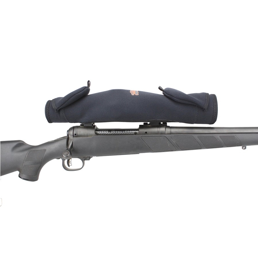 SCOPEMITT - Premium Neoprene Scope Cover with Flip-up Mitts in Black