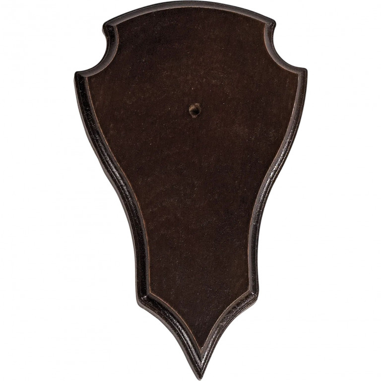 Buck trophy plate 20x12 cm