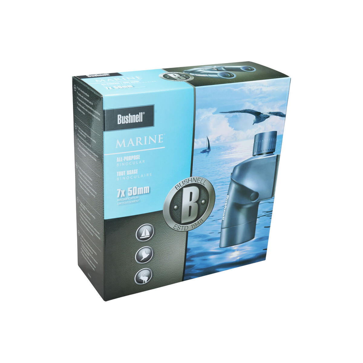 Bushnell Marine 7x50 Waterproof/Fogproof BAK4 Porro Prism Binoculars