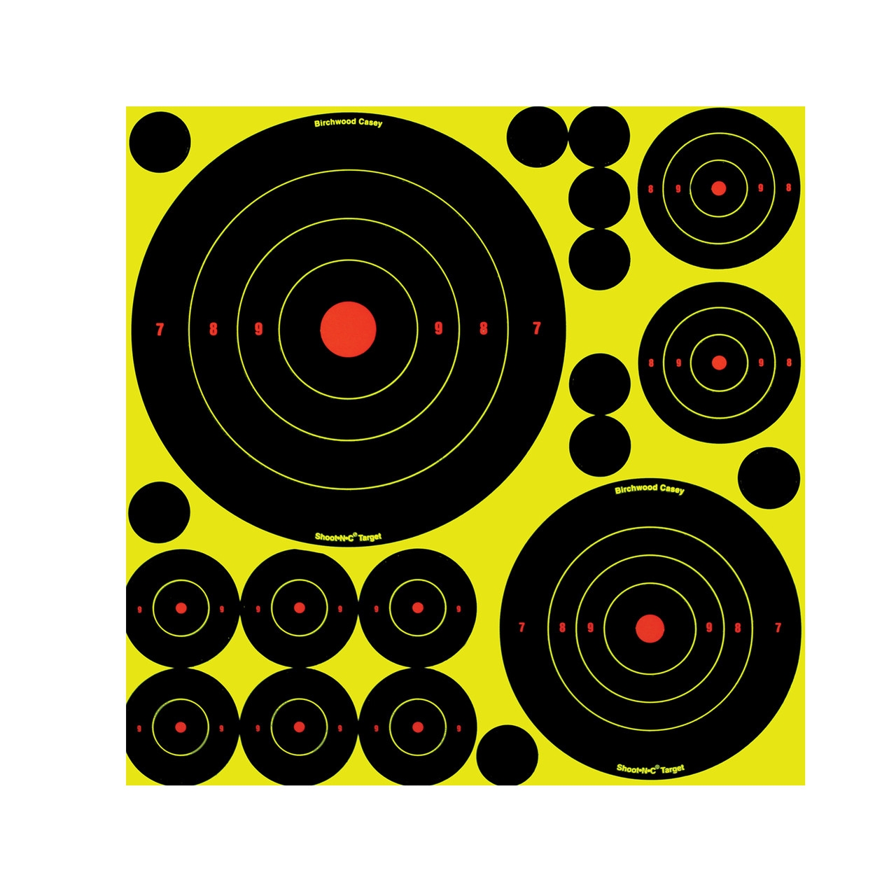 Birchwood Shoot•N•C® Adhesive Targets Variety Pack - 50 Targets