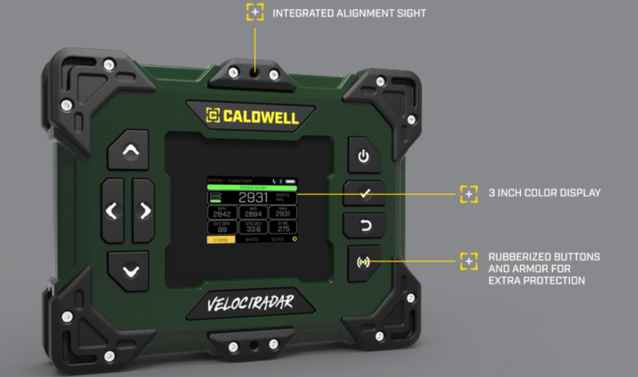 Caldwell VelociRadar Radar Shooting Chronograph – Bluetooth Ballistic Chrono
