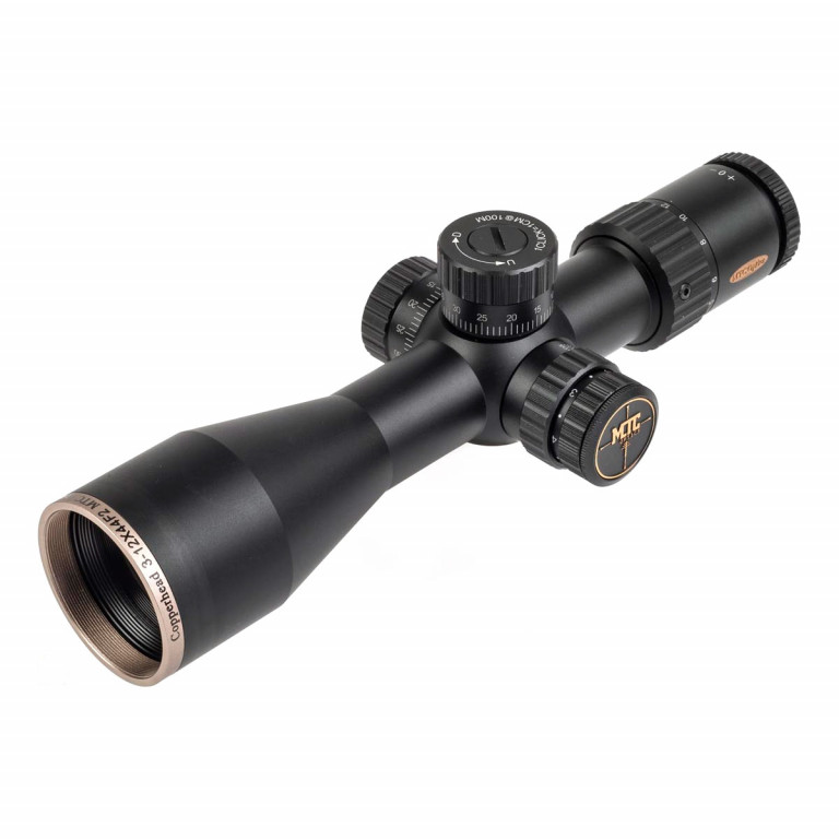 MTC Copperhead F2 3-12x44 SFP Illuminated AMD2 1cm Clicks Rifle Scope