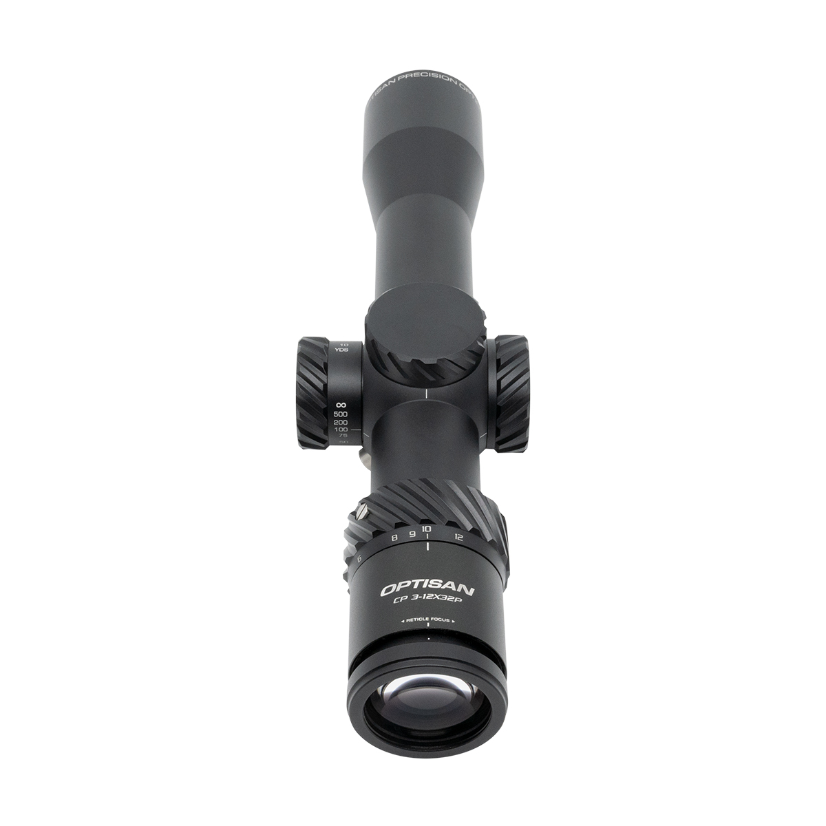 Optisan Optics CP Compact 3-12x32 SFP MH10 Non-Illuminated 0.1 MRAD 30mm Rifle Scope