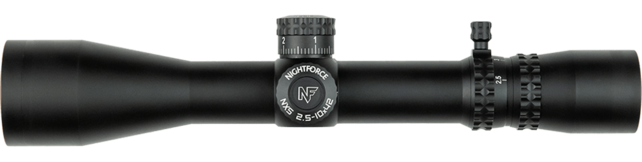 ** SUPPLIER DISPATCH​​** Nightforce NXS Compact 2.5-10x42 SFP MIL-R Digi-Illum 0.1 MRAD Zero Stop Rifle Scope