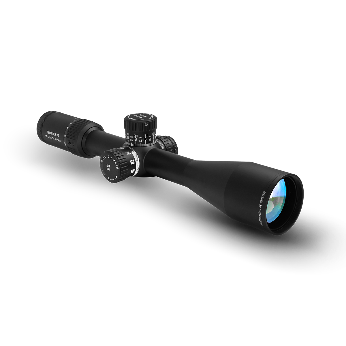 WULF Defender 30 5-25x50 ED SFP IR W-MIL4 0.1MRAD 30mm Rifle Scope