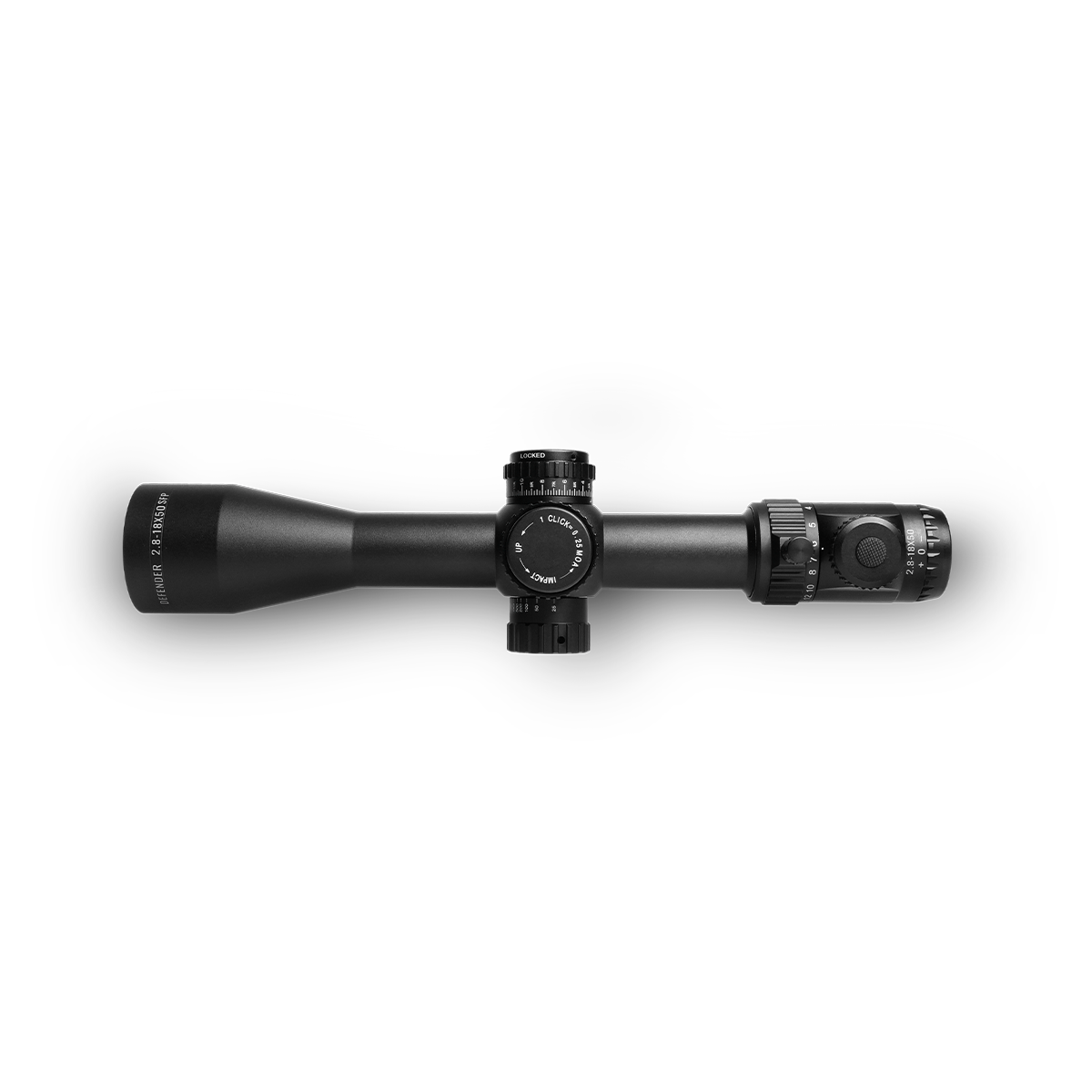 WULF Defender 2.8-18x50 SFP Illuminated ZTL 1/4MOA Rifle Scope