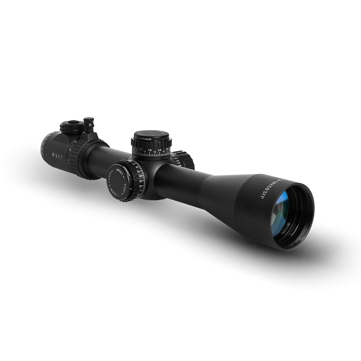 WULF Defender 2.8-18x50 SFP Illuminated ZTL 1/4MOA Rifle Scope