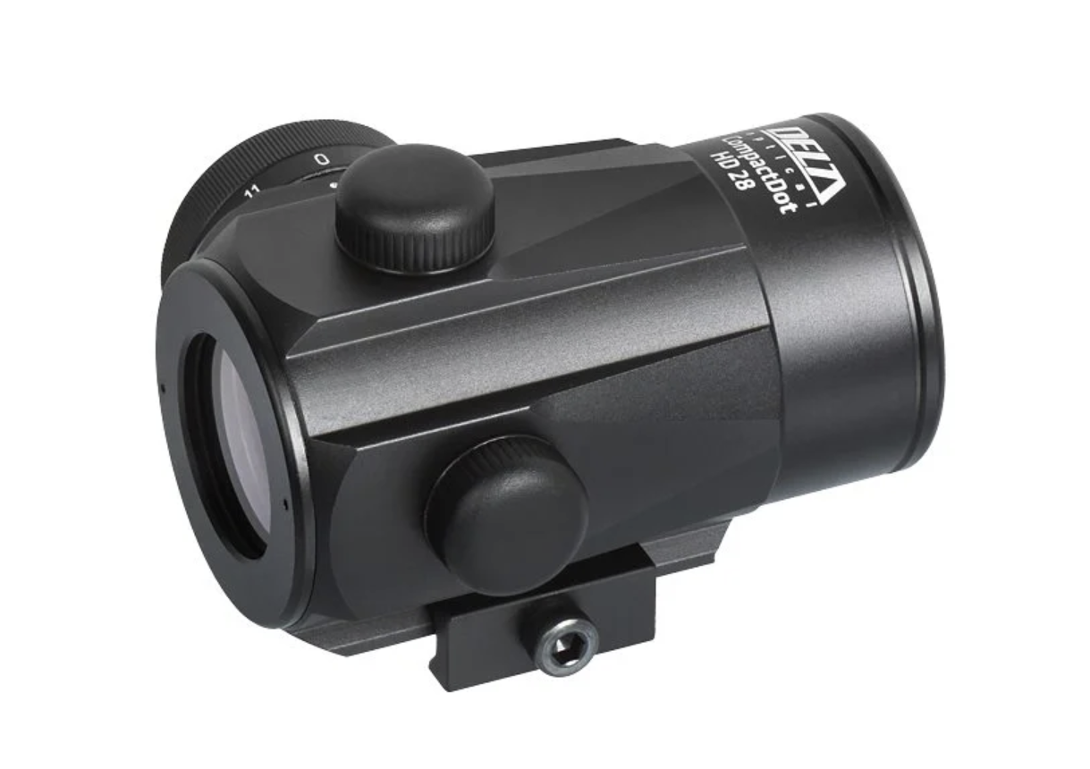Delta Optical Compact Dot HD 28mm 2 MOA Red Dot Sight Weaver/Picatinny