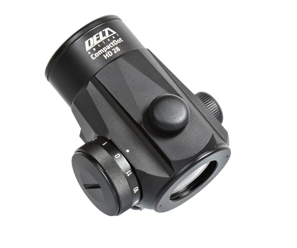 Delta Optical Compact Dot HD 28mm 2 MOA Red Dot Sight Weaver/Picatinny