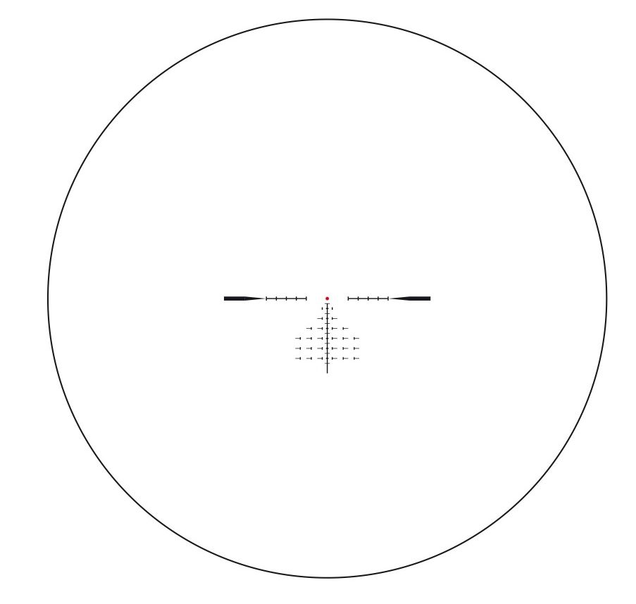 Delta Hornet 1-6×24 SFP LVPO Illuminated D2MR 0.1 MRAD 30mm Rifle Scope