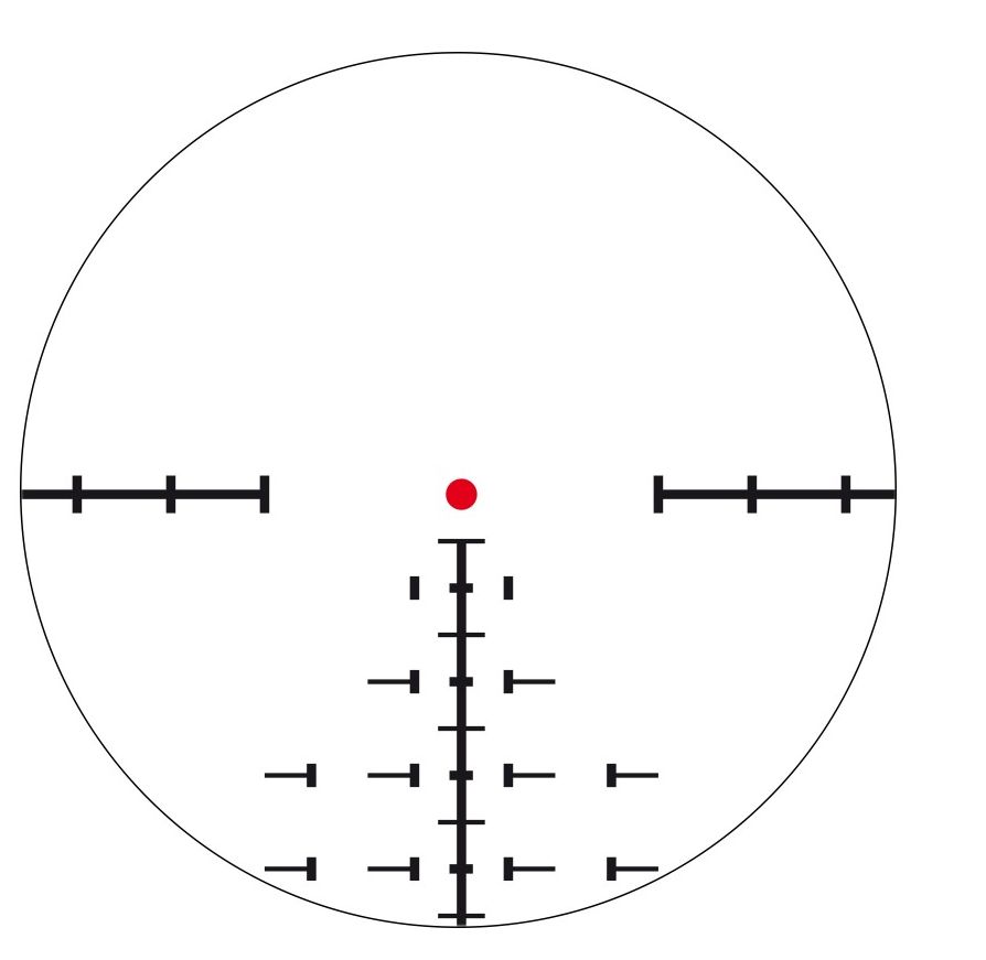 Delta Hornet 1-6×24 SFP LVPO Illuminated D2MR 0.1 MRAD 30mm Rifle Scope