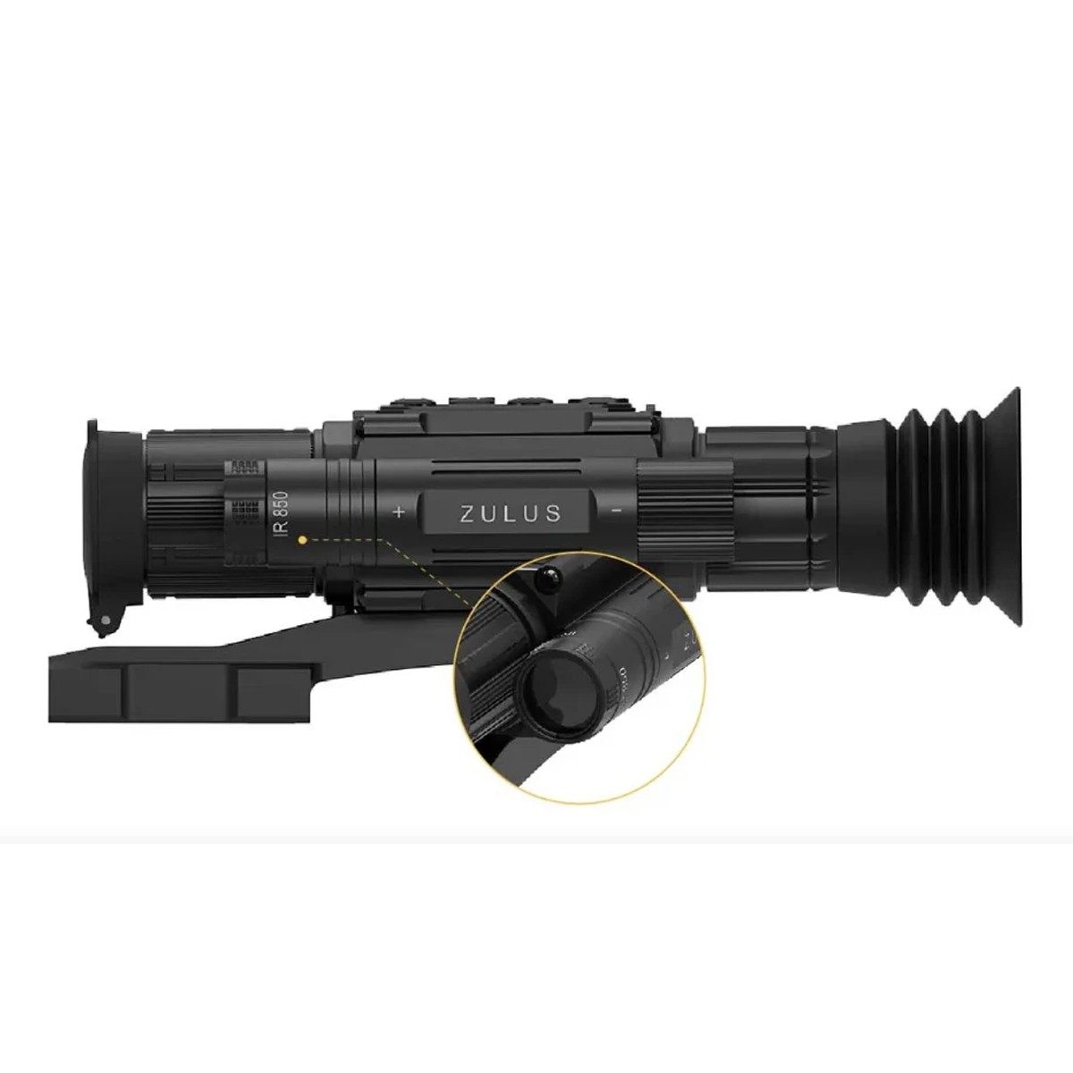 DNT Optics ZULUS HD 5-20X Digital Night Vision Scope (Picatinny Rail Included)