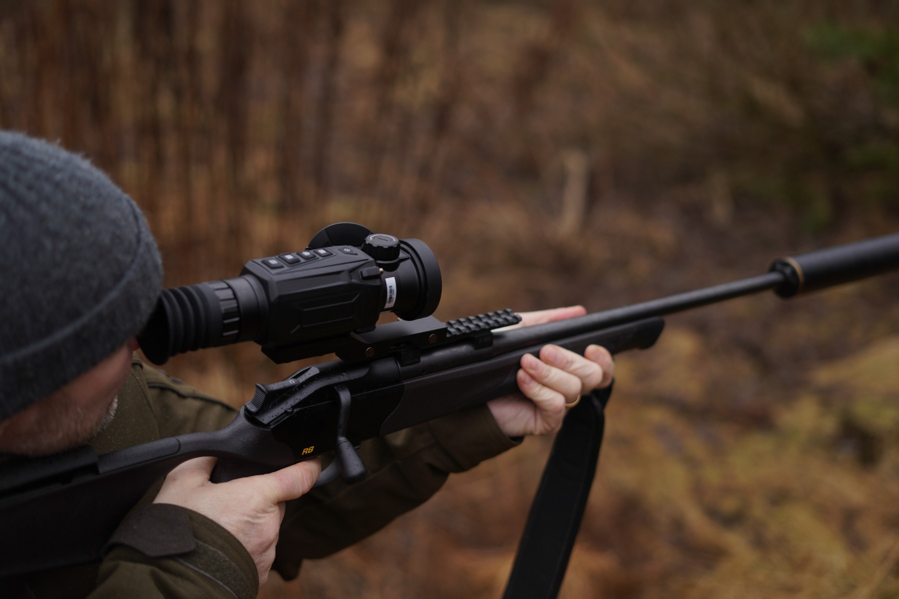 HIKMICRO Thunder 2.0 HM-TQ50 2.6x 50mm 20mK 640x512px 12µm Smart Thermal Weapon Scope with Rail