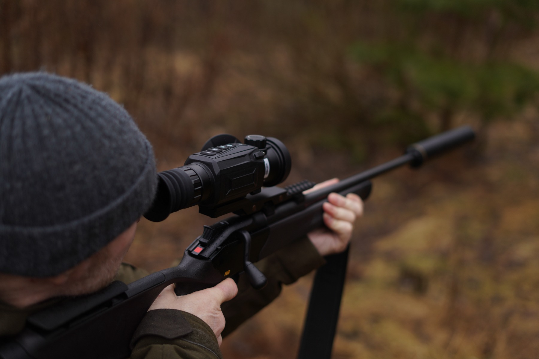 HIKMICRO Thunder 2.0 HM-TQ50 2.6x 50mm 20mK 640x512px 12µm Smart Thermal Weapon Scope with Rail