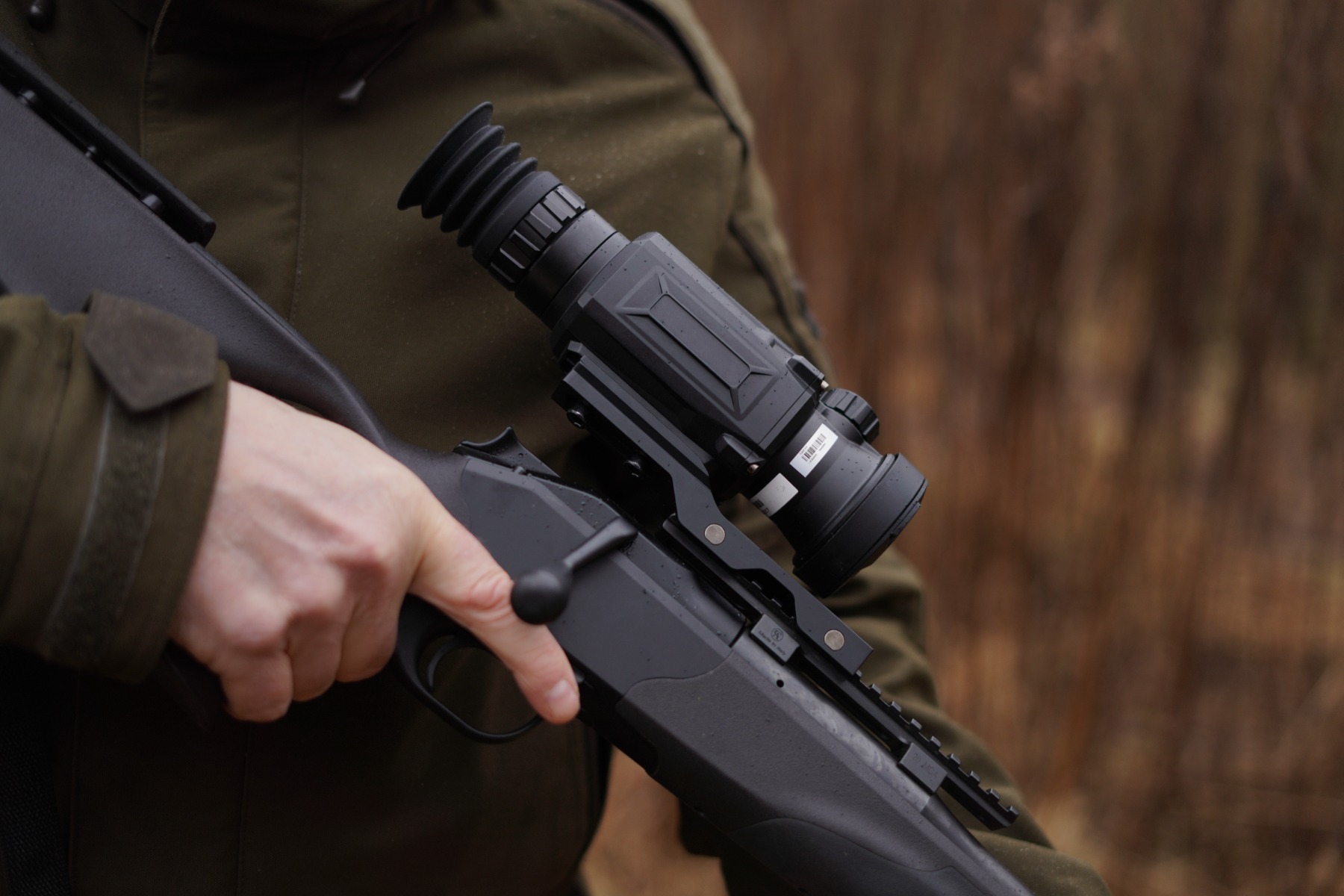 HIKMICRO Thunder 2.0 HM-TQ50 2.6x 50mm 20mK 640x512px 12µm Smart Thermal Weapon Scope with Rail