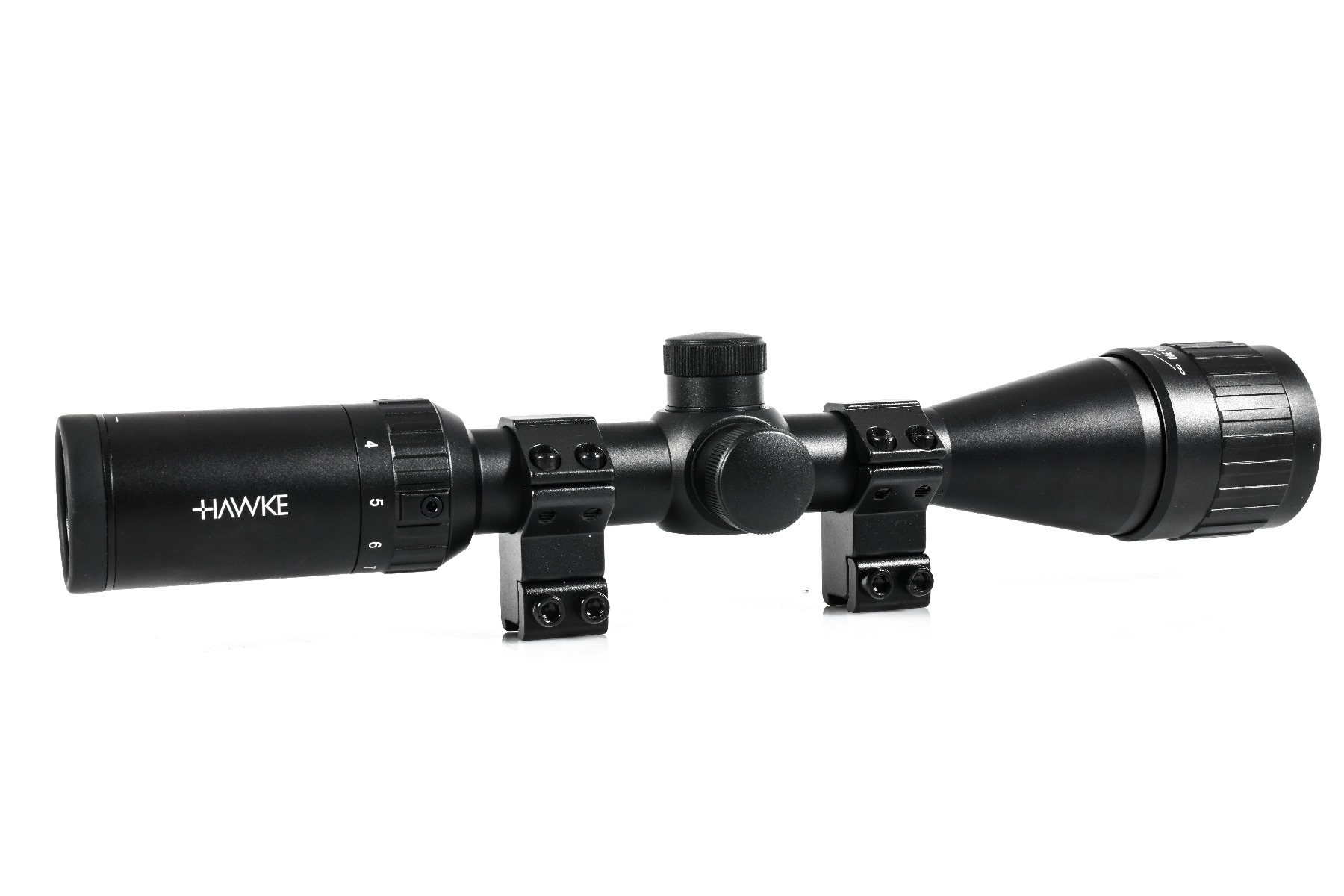 Hawke Fast Mount 3-9x40 AO SFP Non IR 1/4 MOA Mil Dot Rifle Scope