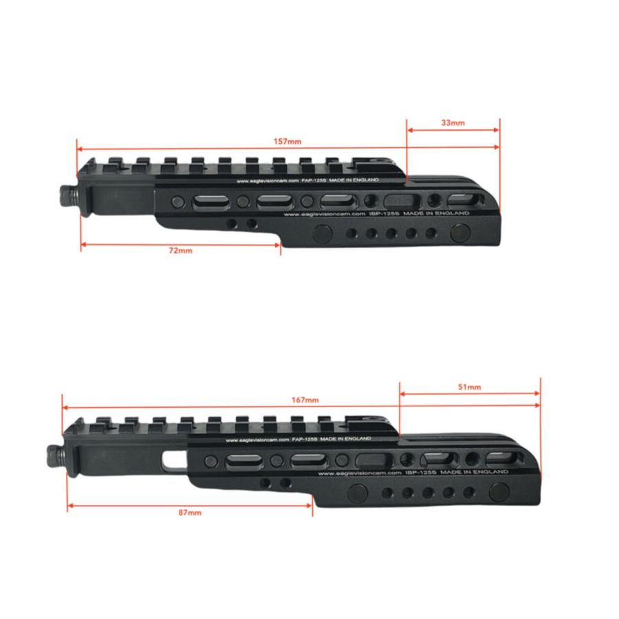 Eagle Vision 108 MOA One Piece Elevation Adjustable Forward/Backward Picatinny Mount