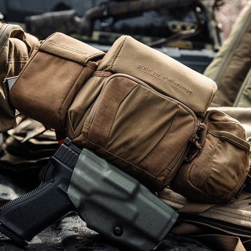 Eberlestock Recon Modular Bino Pack - Large - Dry Earth