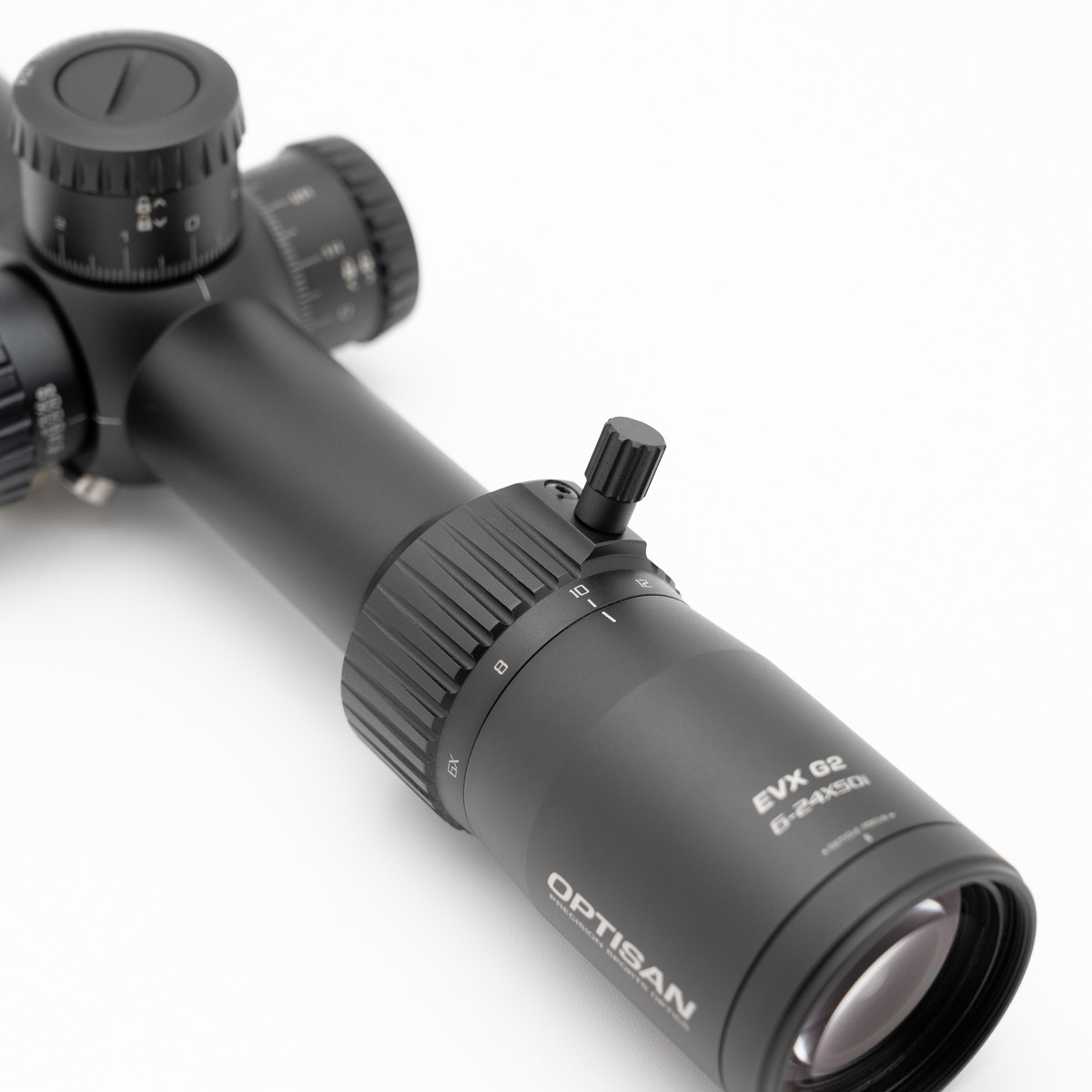 Optisan EVX Gen II 6-24X50 SFP Illuminated MHP10i 0.1 MRAD LT Rifle Scope