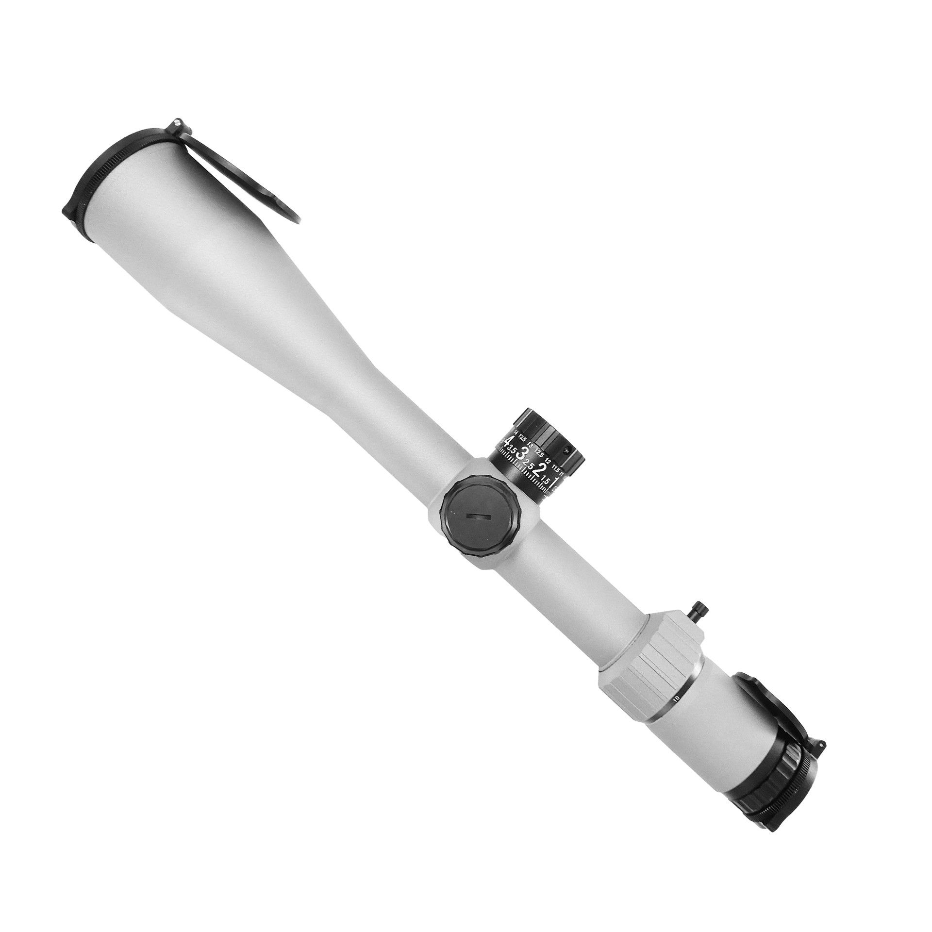 Falcon Optics X60i Ultra X60iA 10-60x56i ED SFP IR ECDi 0.125MOA 34mm Rifle Scope - Satin Aluminium