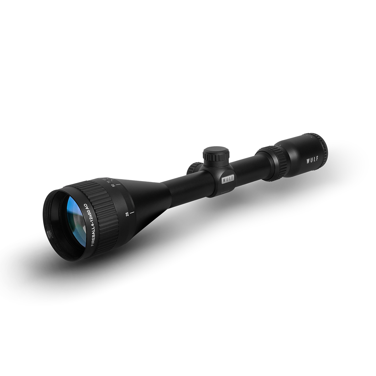 WULF Fireball 4-12x50 SFP Non-Illuminated Half Mil Dot Rifle Scope