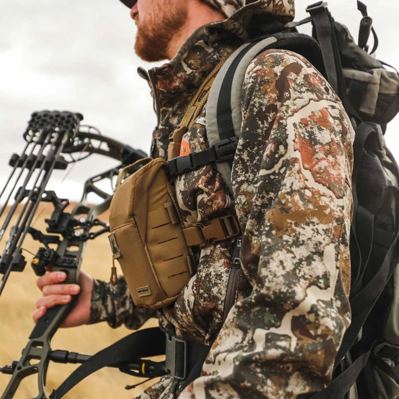 FHF Gear FOB Bino Pouch - Coyote Brown - Standard