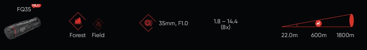 HIKMICRO Falcon FQ35 Pro Hand Held Thermal Imager Monocular