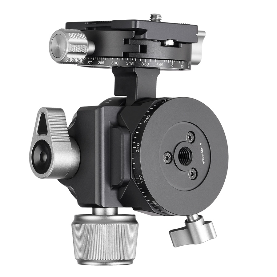 Leofoto G4 Geared Tripod Head with NP-60 Quick Release Plate