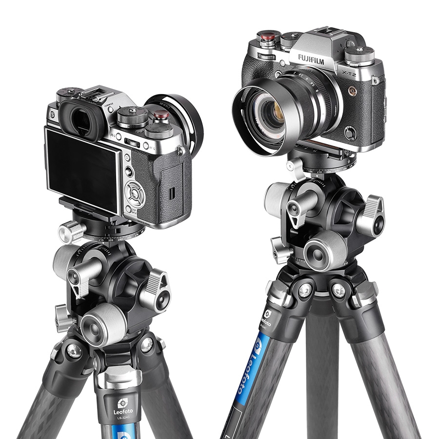 Leofoto G4 Geared Tripod Head with NP-60 Quick Release Plate