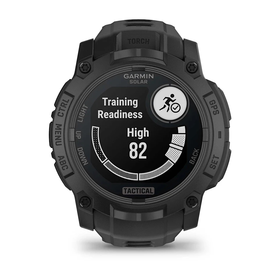 Garmin Instinct 3 Tactical Edition 50mm Smart Watch with Solar Charging and GPS - Black with Black Band