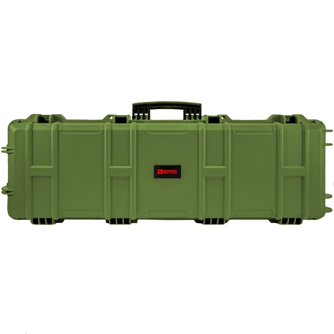 Nuprol Premium Green Rifle Case with Wave Foam - Large (1090 x 390 x 150 mm)