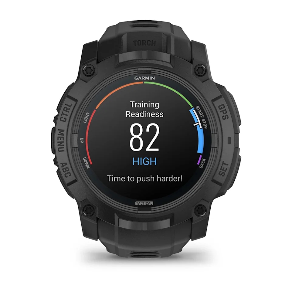 Garmin Instinct 3 Tactical Edition 50mm Smart Watch with AMOLED Screen and GPS - Black with Black Band