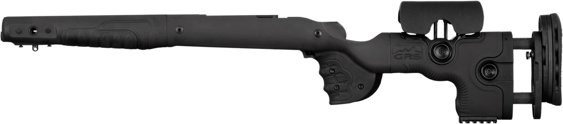 GRS Adjustable Stock, Bifrost Remington 700 BDL Short Action Right Hand Black Optics Warehouse