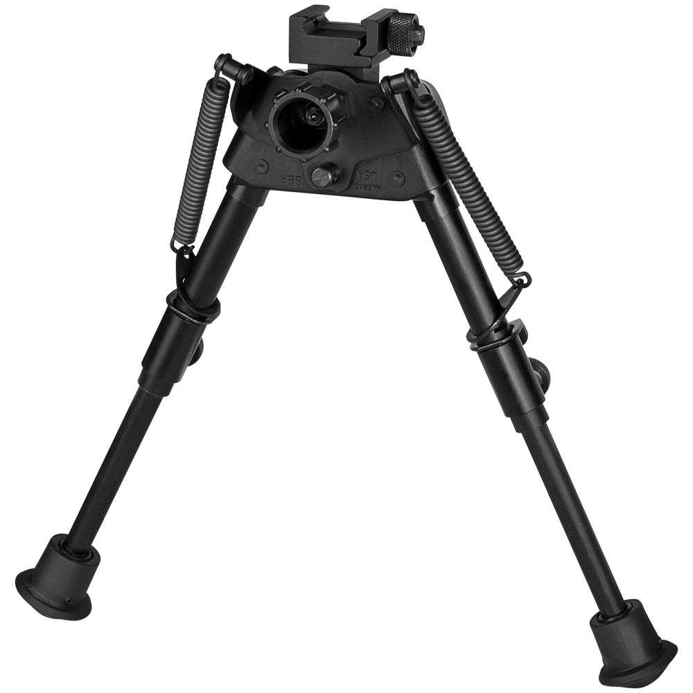 HARRIS Ultra Light Bipod 6-9" Rotate -Spring Retracts Legs with Picatinny Clamp
