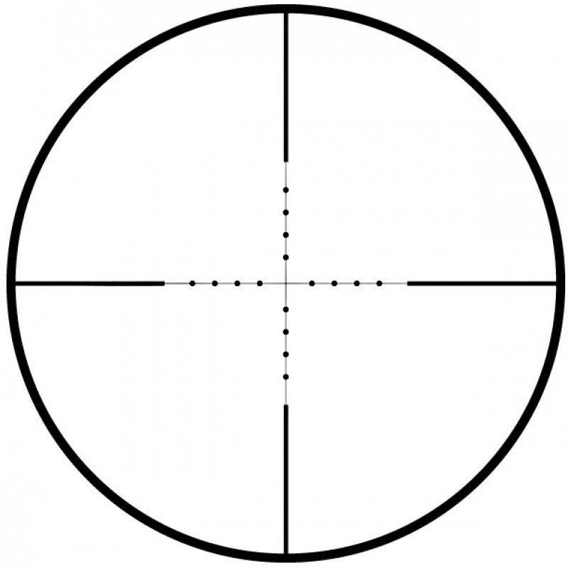 Hawke Fast Mount 3-9x40 AO SFP Non IR 1/4 MOA Mil Dot Rifle Scope