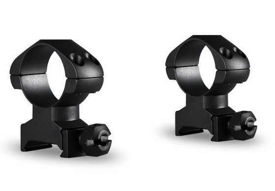 Hawke 1" Steel Precision Weaver/Picatinny Rifle Scope Mount Rings - HIGH Optics Warehouse