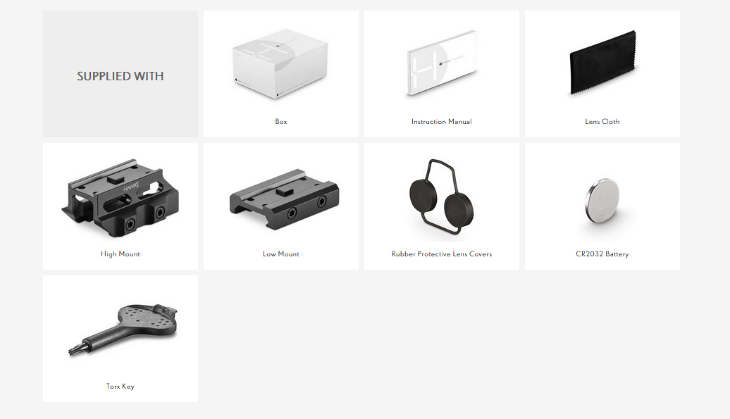 Hawke 1x15 Prism Sight Speed Dot Reticle - Compact 1x Optic Multi Mount 12050