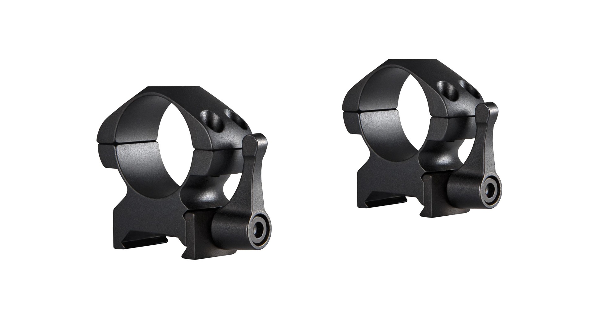 Hawke Precision Steel 1" 2 Piece Weaver QR Steel Scope Rings - Medium