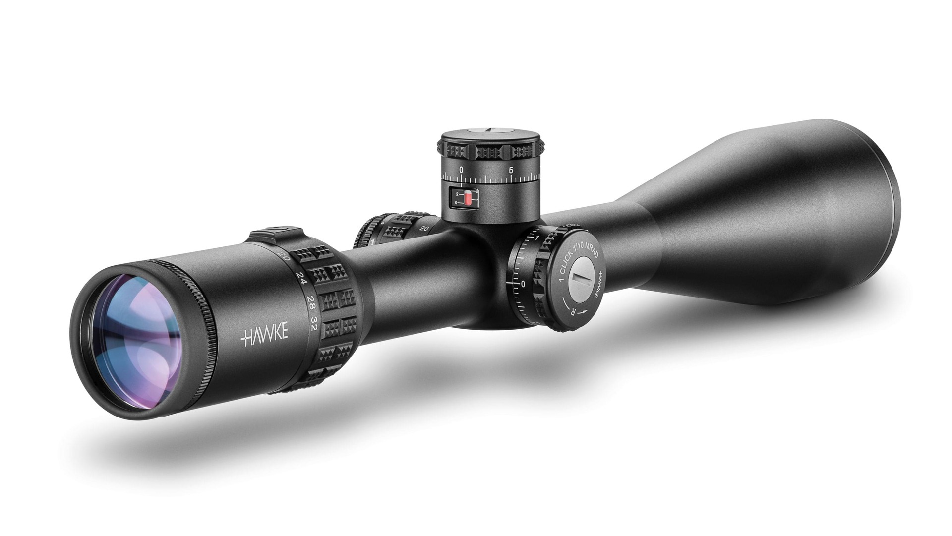Hawke Sidewinder 30 SF 8-32x56 20x Half Mil Reticle Rifle Scope