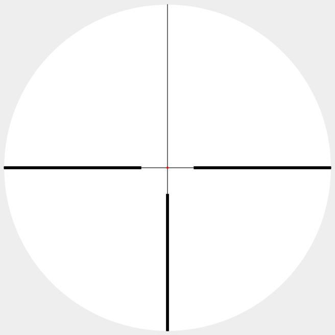 Hawke Optics Vantage 30 WA 1-8x24 L4A 1/2 MOA 30mm Rifle Scope